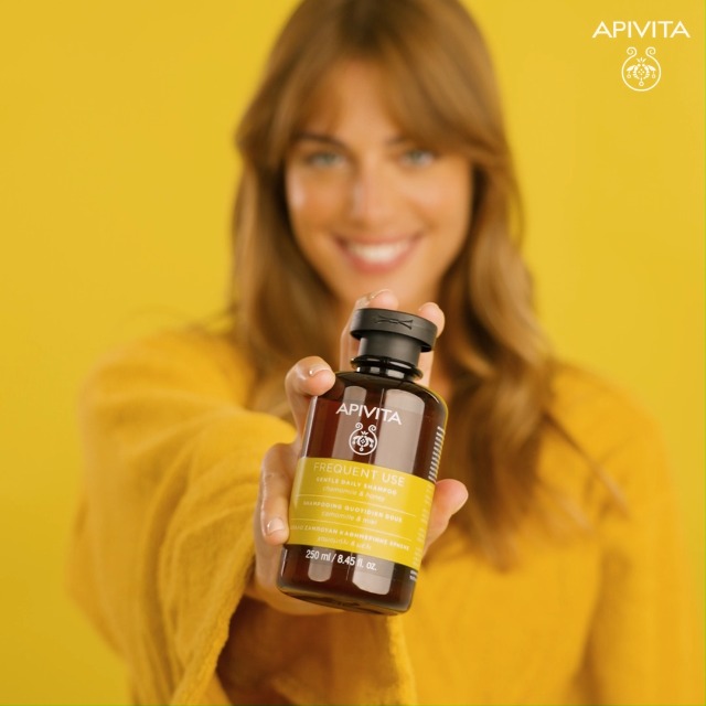 Apivita Gentle Daily Shampoo with Chamomile & Honey, 250ml – 82
